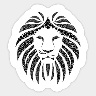 Minimal Lion Design Sticker